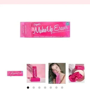 Make up eraser eliminates makeup with just water